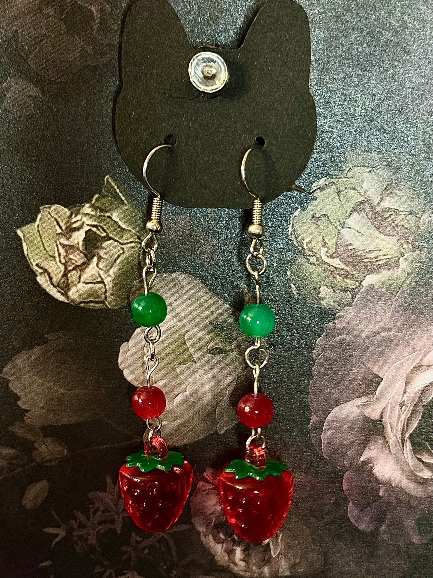 Strawberry baby earrings