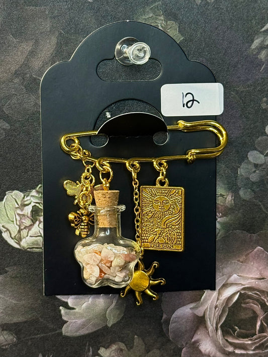 Crystal jar pins