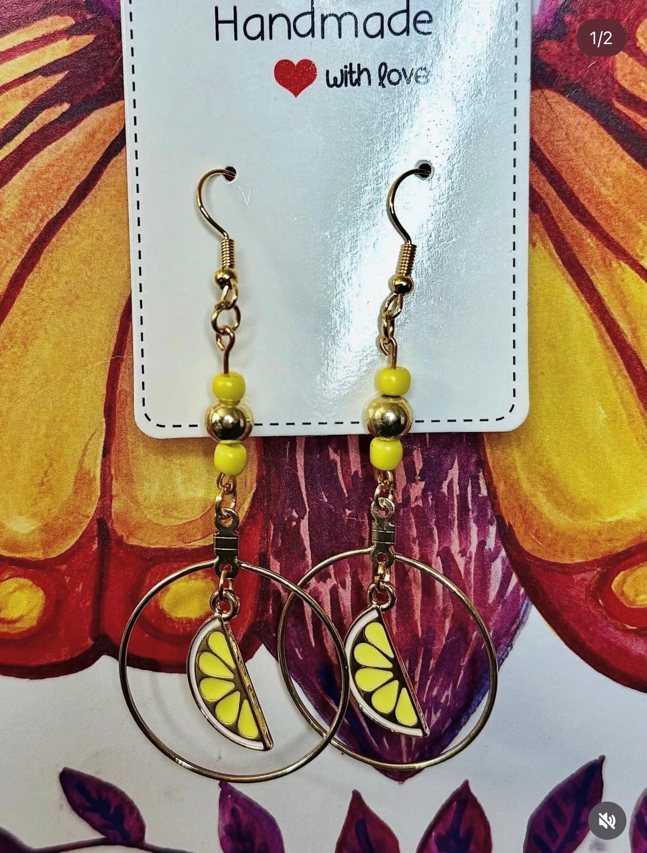 lemon drop earrings