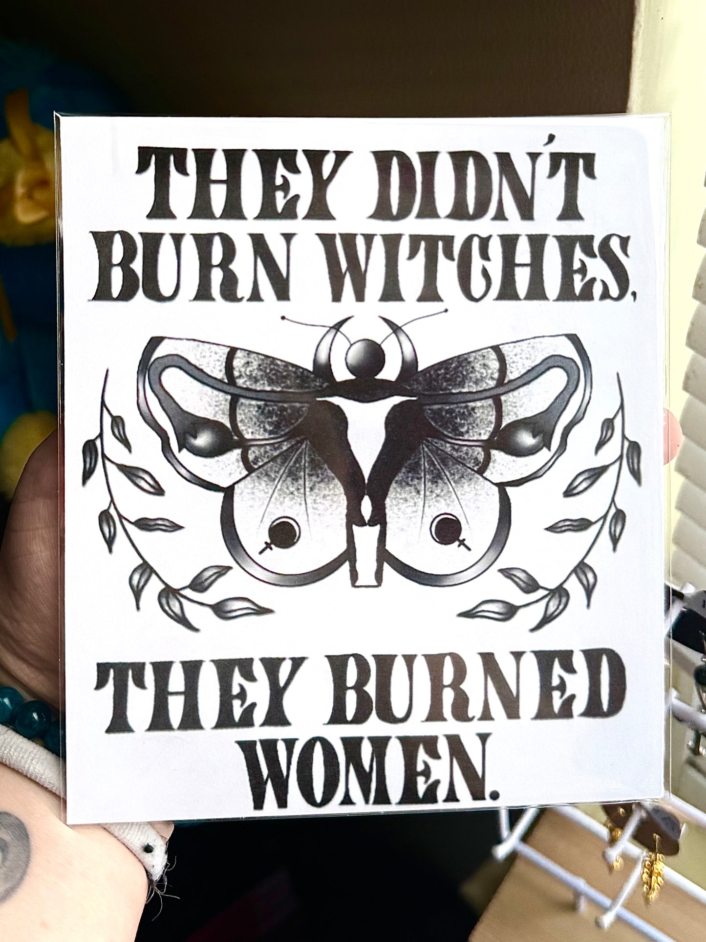 Witch Woman Moth print