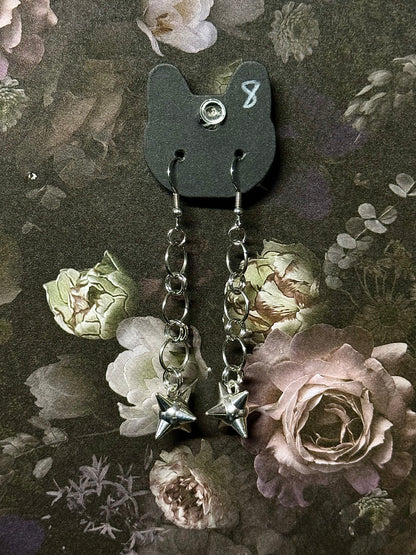 Punk defense earrings