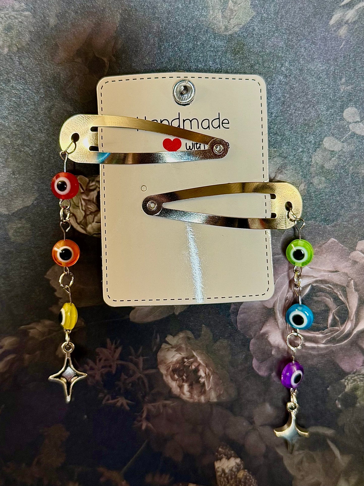 evil eye barrettes