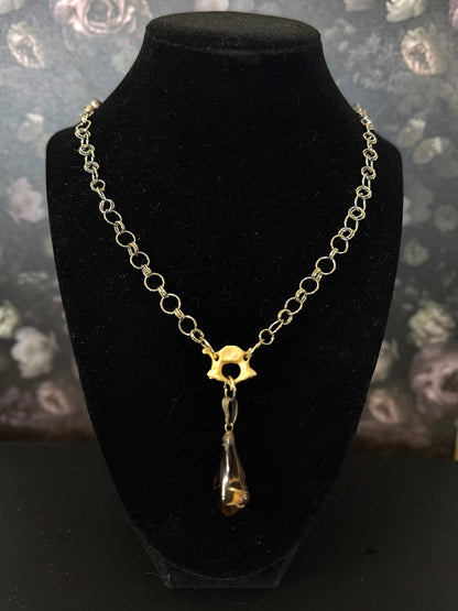 raccoon vert chain link necklace