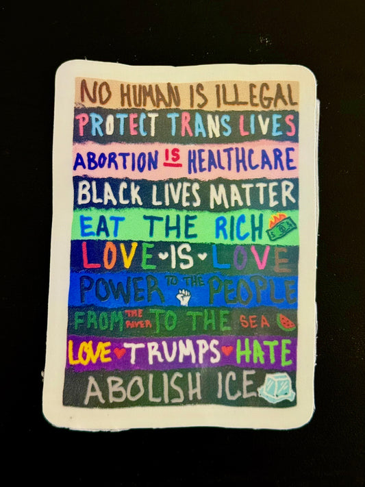 protest sign