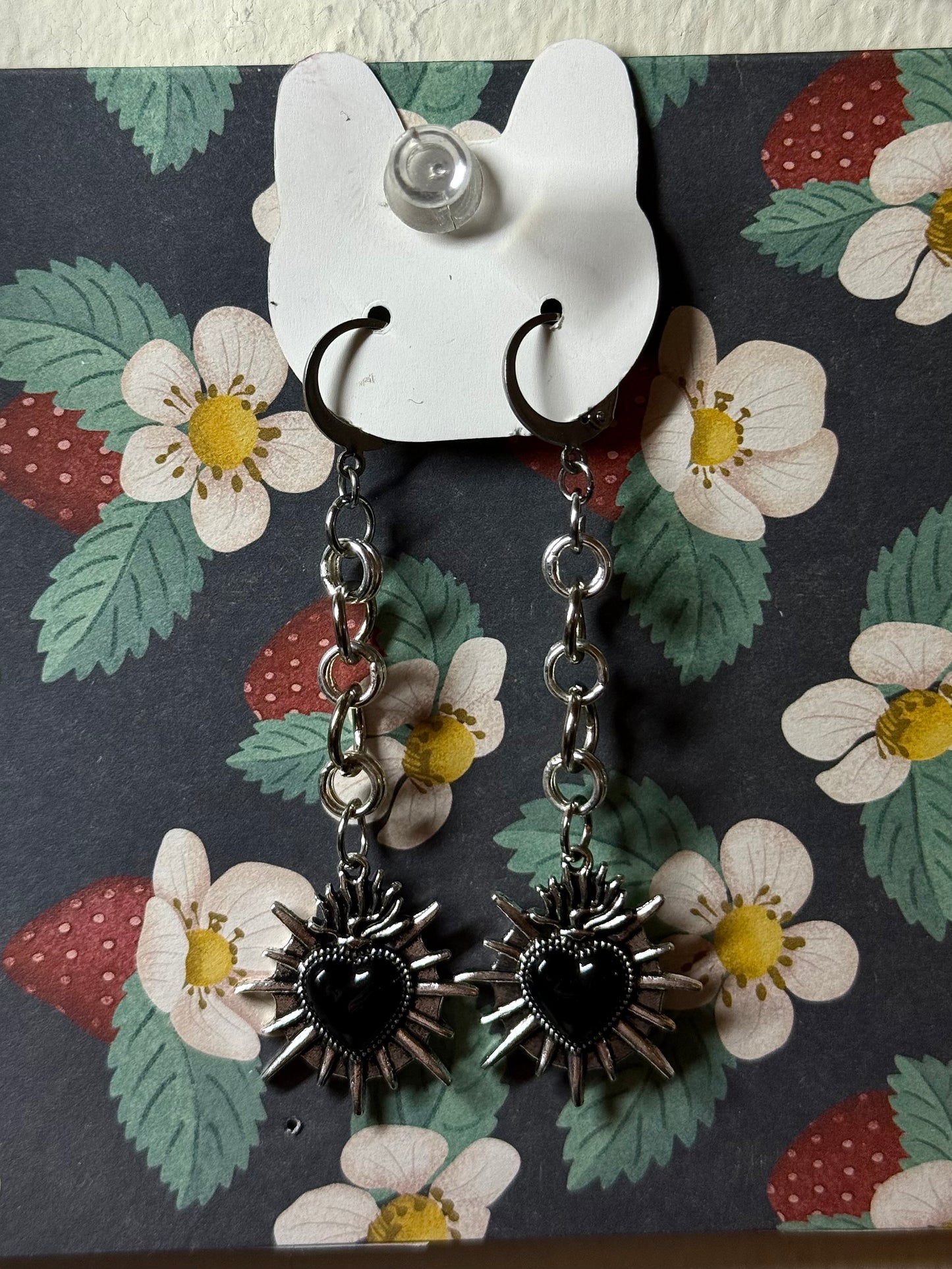 Tear in my heart earrings