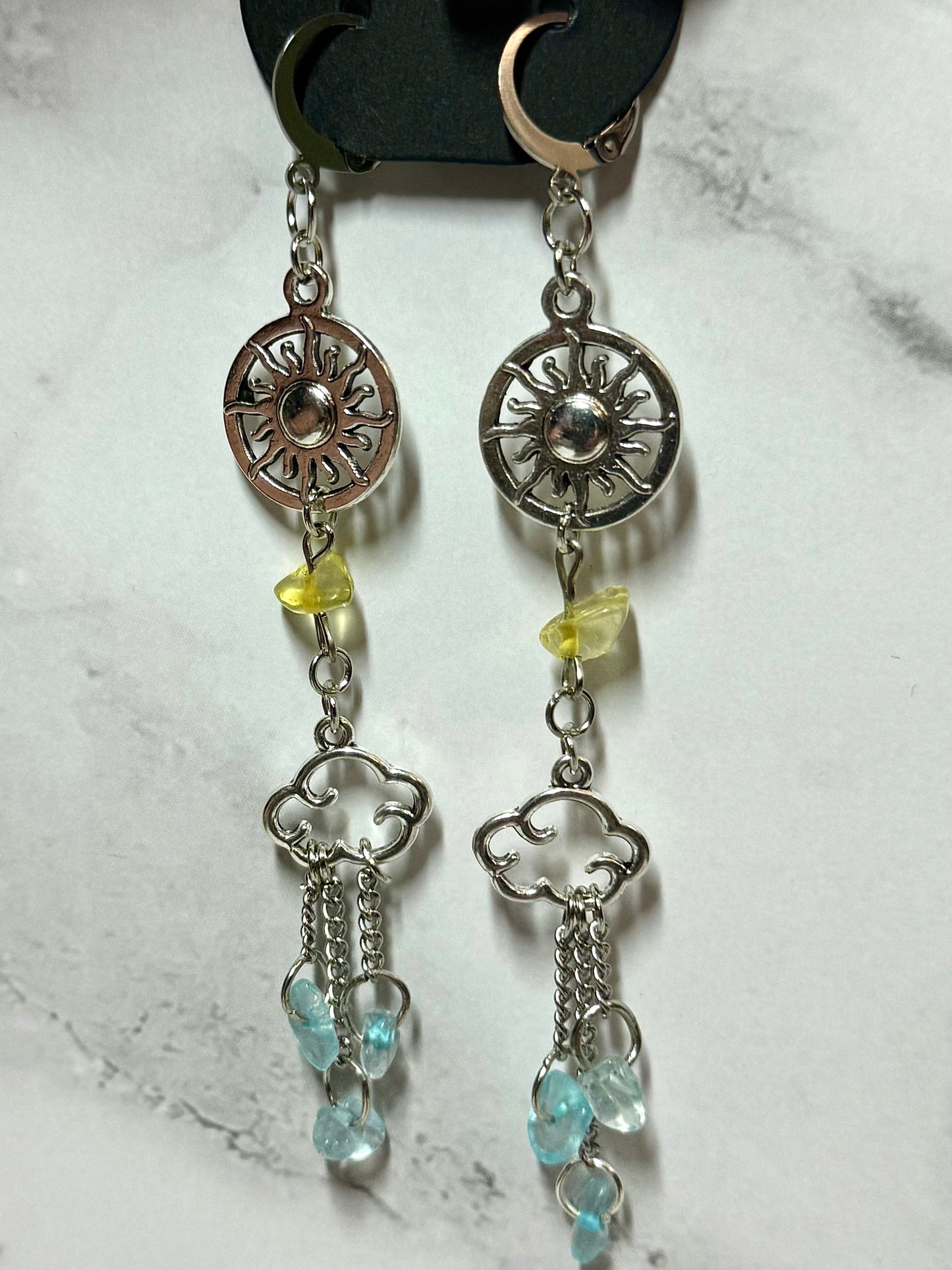 Sunshower earrings