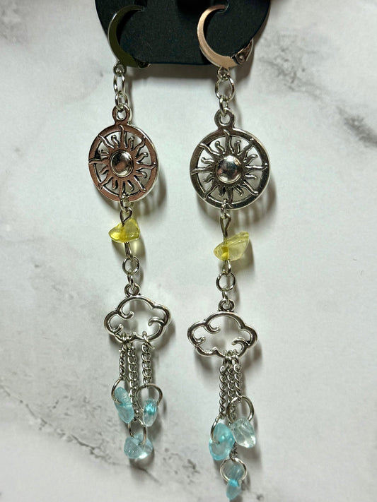 Sunshower earrings