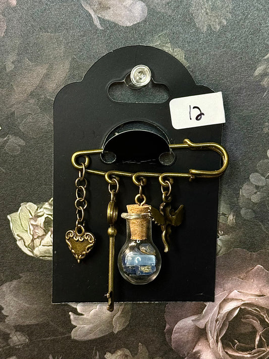 Crystal jar pins