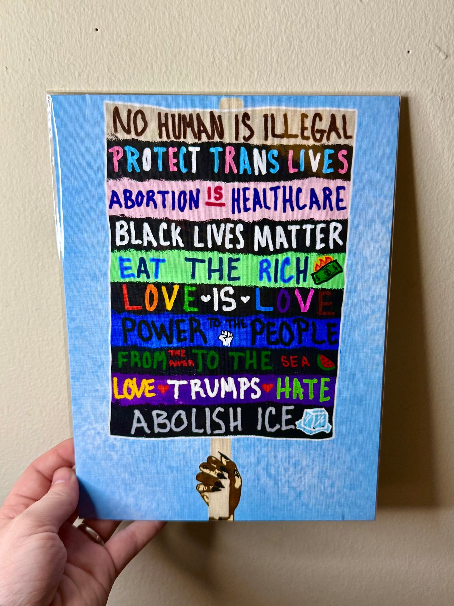 Protest Poster Print
