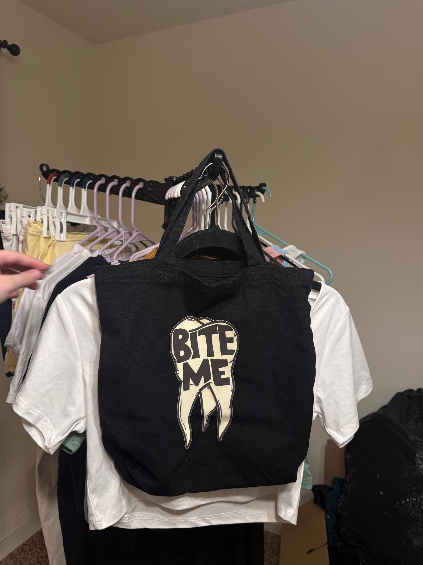 Bite Me Tote Bag
