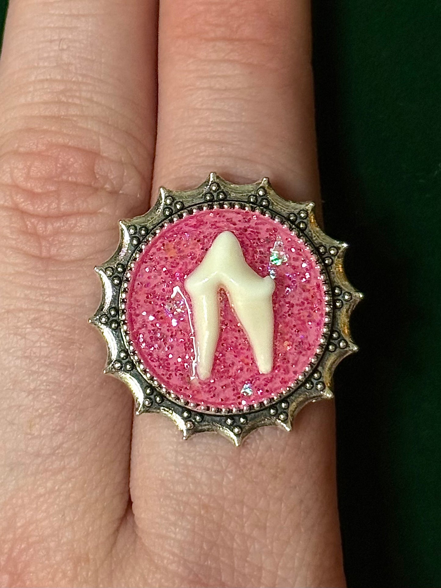 Silver bone rings