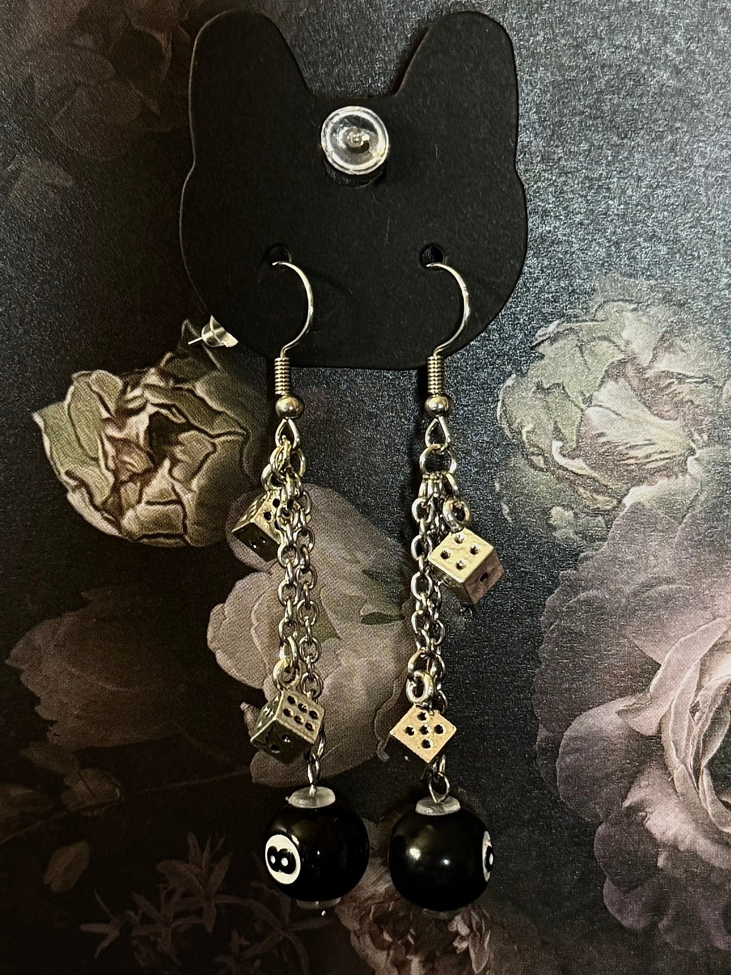 Test your luck earrings