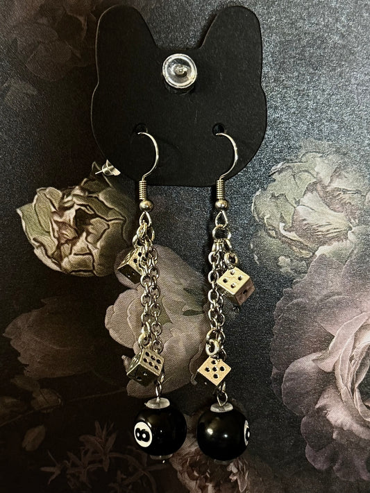 Test your luck earrings