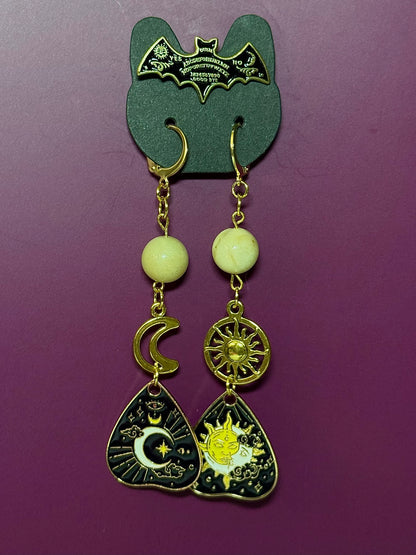 Communicating with the sky w/ riverstone jasper beads