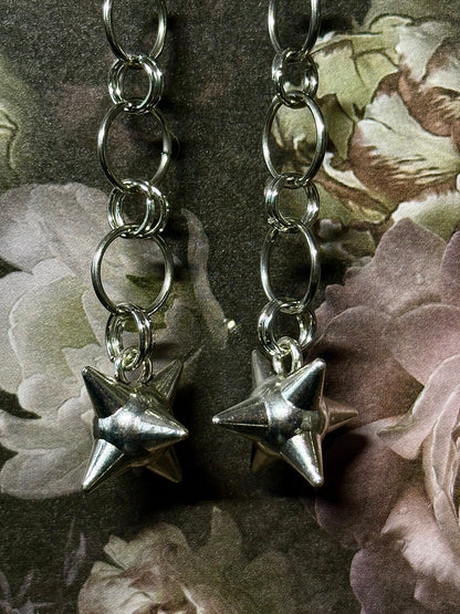 Punk defense earrings