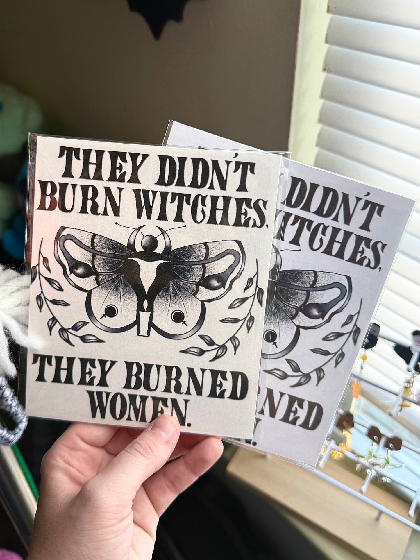 Witch Woman Moth print