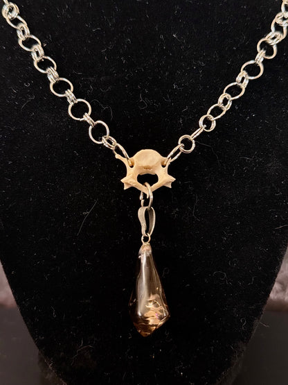 raccoon vert chain link necklace