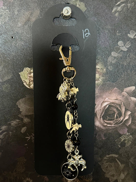 alternative rattlesnake vert bag charm/keychain